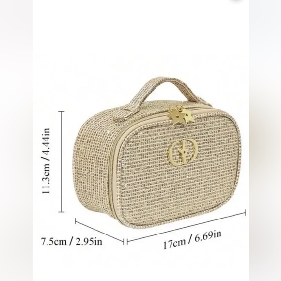Dior Limited Edition Gold and Tan Cosmetic Bag✨💄 - Picture 4 of 6